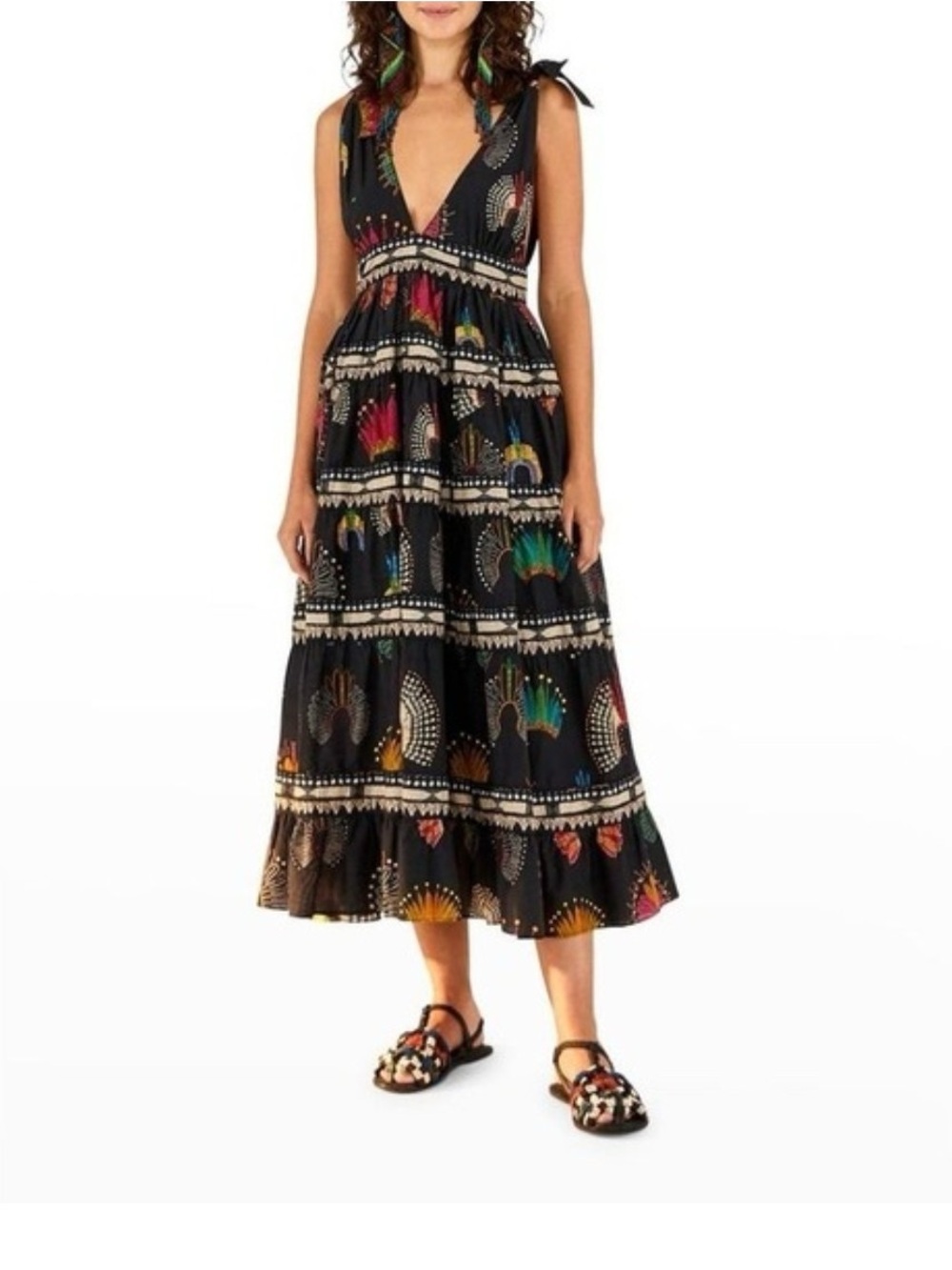 Farm Rio Midi Dress - Picture 2 of 9
